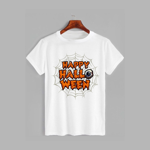 Акція на Футболка Likey Happy Halloween M150-2323 XXL Біла від Rozetka