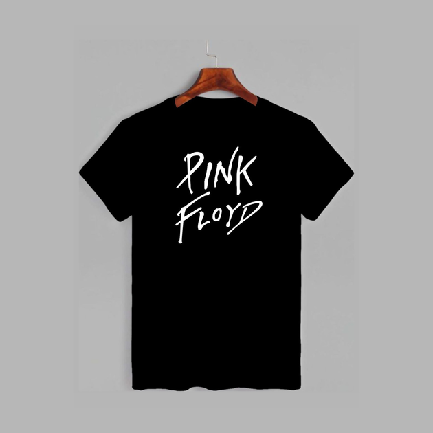 Акція на Футболка бавовняна довга чоловіча Likey Pink Floyd M150-0420 XXL Чорна від Rozetka