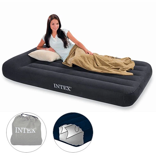 Матрас надувной Intex Синий 99х191х23 см (66767) - Фото 1 Матрас надувной Intex Синий 99х191х23 см (66767) - изображение 1