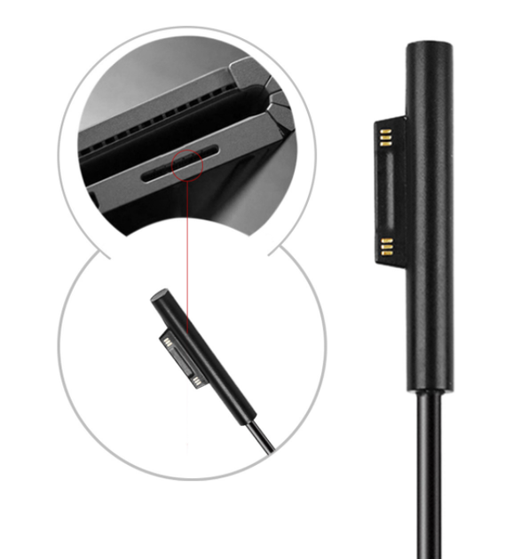 Кабель DK 200см Type-C / USB-C для Microsoft Surface Pro 3 (011916) (black) - Фото 4 Кабель DK 200см Type-C / USB-C для Microsoft Surface Pro 3 (011916) (black) - изображение 4