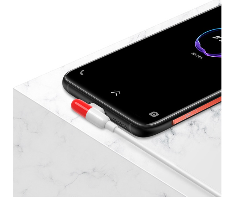 Кабель Vivo / IQOO Capsule Data Line Super Flash Charge 55W / 11V-5A 1m USB на Type-C / USB-C (white) - Фото 8 Кабель Vivo / IQOO Capsule Data Line Super Flash Charge 55W / 11V-5A 1m USB на Type-C / USB-C (white) - изображение 8