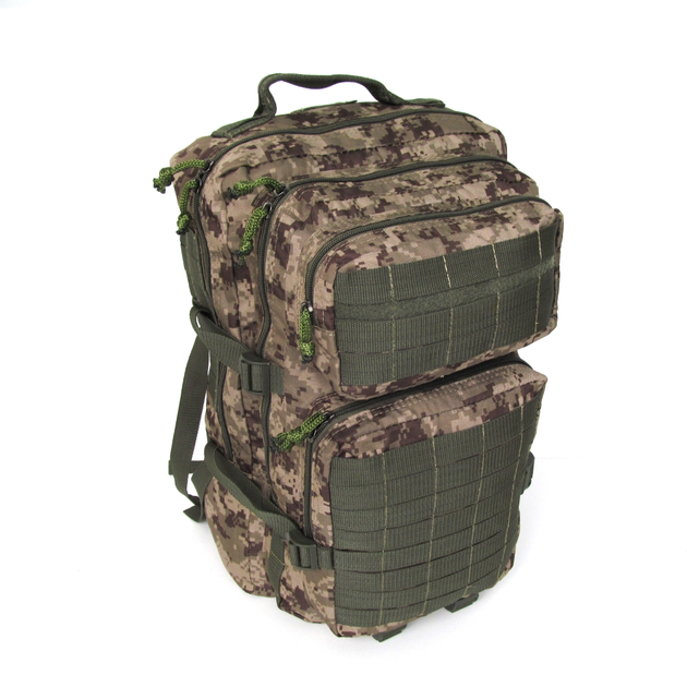 Рюкзак тактический 5.15.b 38 литров Assault Оксфорд 600D Пиксель - изображение 1
