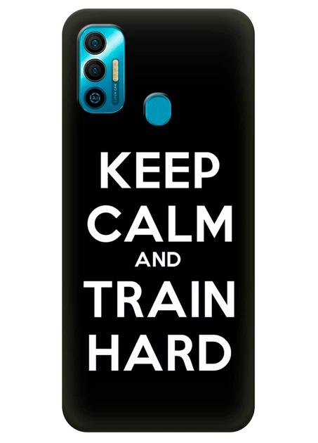 Силиконовый чехол ПринтОК для Tecno Spark 7 - Keep Calm and Train Hard - Фото 1 Силиконовый чехол ПринтОК для Tecno Spark 7 - Keep Calm and Train Hard - изображение 1