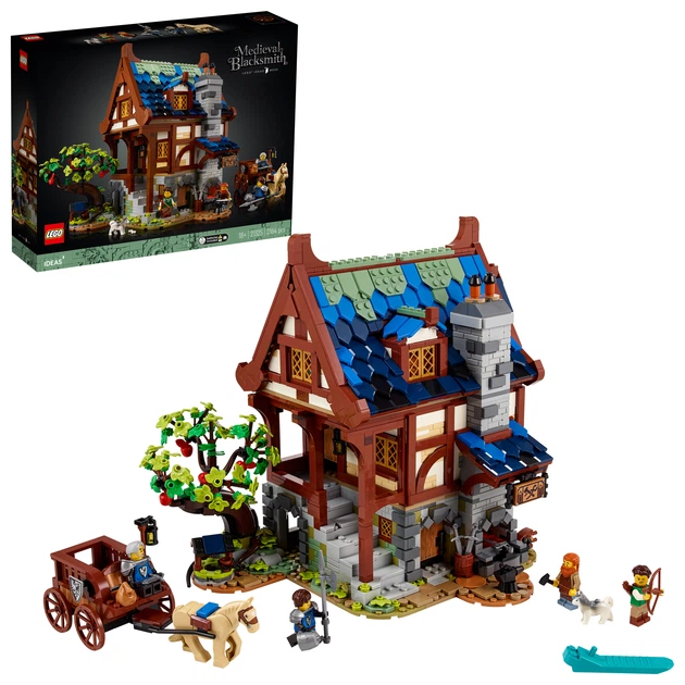 Конструктор LEGO Ideas Середньовічна кузня 2164 деталі (21325) - Фото 2 Конструктор LEGO Ideas Середньовічна кузня 2164 деталі (21325) - зображення 2