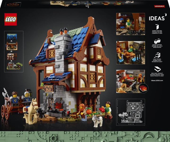 Конструктор LEGO Ideas Середньовічна кузня 2164 деталі (21325) - Фото 12 Конструктор LEGO Ideas Середньовічна кузня 2164 деталі (21325) - зображення 12