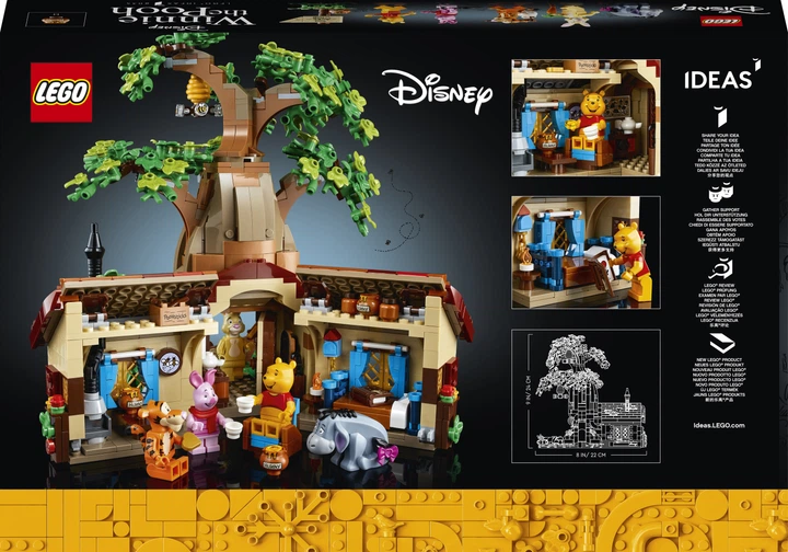 Zestaw klocków LEGO Ideas Disney Kubuś Puchatek 1265 elementów (21326) - Zdjęcie 11 Zestaw klocków LEGO Ideas Disney Kubuś Puchatek 1265 elementów (21326) - obraz 11