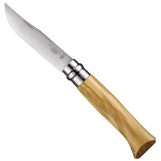 Нож Opinel №8 Inox олива 204.66.13 - изображение 1