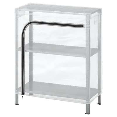 Накидка на стелаж IKEA (ІКЕА) HYLLIS прозора 60x27x74 см 104.283.32 - зображення 2