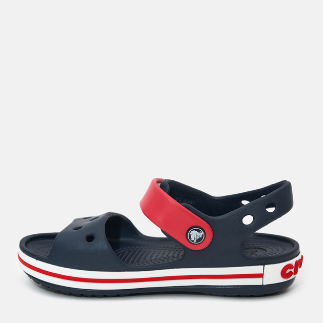 Дитячі сандалії для хлопчика Crocs Kids Crocband 12856-485 34-35 (J3) Темно-сині з червоним (883503810006) - зображення 3