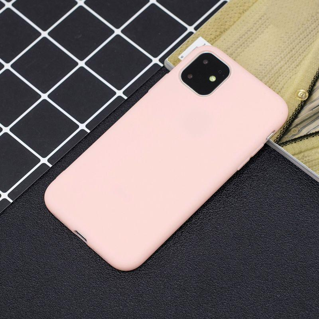 Чехол Soft Touch для Apple Iphone 11 силикон бампер светло-розовый ...
