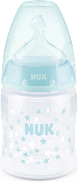 Butelka do karmienia NUK First Choice Plus ze smoczkiem silikonowym 150 ml miętowa (4008600400493) - obraz 2