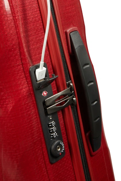 Чемодан 55 См Samsonite C-LITE RED 55x40x20 CS2*10002 - Фото 9 Чемодан 55 См Samsonite C-LITE RED 55x40x20 CS2*10002 - изображение 9