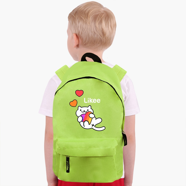 Рюкзак дитячий Лайк (Likee) (9263-1039) 17 л Салатовий – фото, відгуки ...