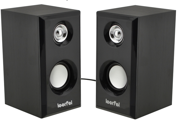 Колонки для ПК комп'ютера Leerfei D-092 Black (4720) - зображення 1