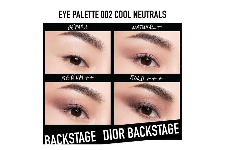 Палетка теней для век Dior Backstage Eye Palette Cool Neutrals 002