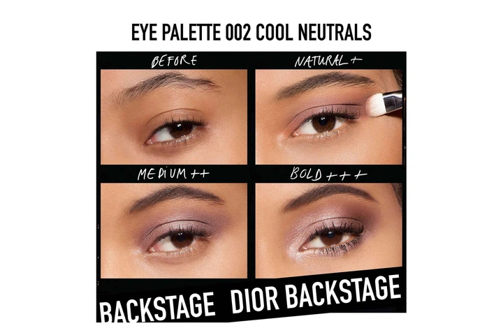Dior Backstage Eye Palette 002 クール Палетка теней для век Dior Backstage Eye Palette Cool Neutrals 002