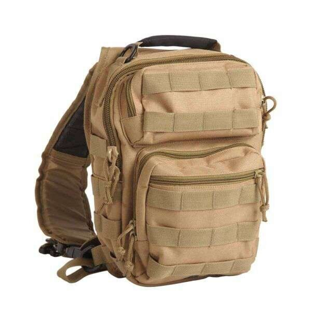 Однолямочный рюкзак тактический MIL-TEC Койот - изображение 2