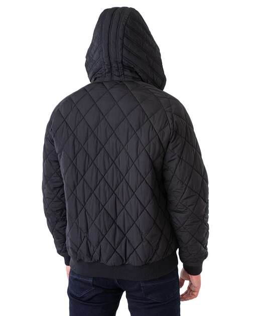 Пуховик чоловічий TRUSSARDI JEANS (52S00459-1T004085-K299/20-21) Чорний 56 - изображение 5