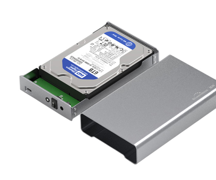 Зовнішня кишеня Blueendless BS-U35Q-С Метал USB 3.1 для HDD 3.5" - Фото 6 Зовнішня кишеня Blueendless BS-U35Q-С Метал USB 3.1 для HDD 3.5" - зображення 6