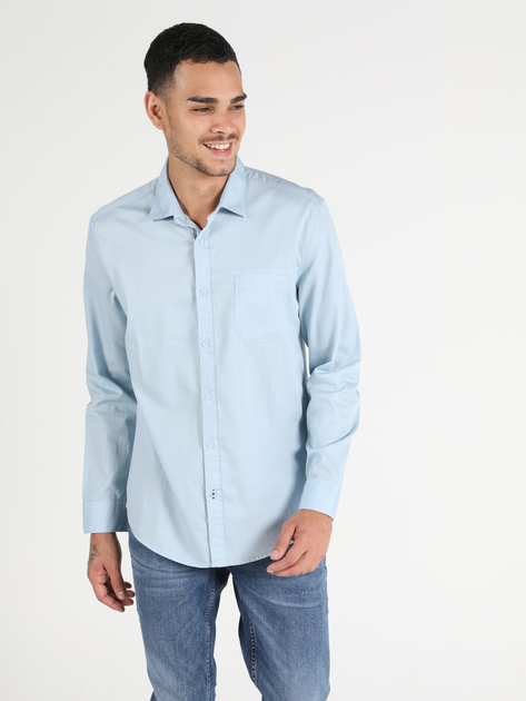 Сорочка бавовняна чоловіча Colin’s CL1050715LBL S Light Blue від Rozetka на платформі USKIDKA Акція на Сорочка бавовняна чоловіча Colin’s CL1050715LBL S Light Blue від Rozetka