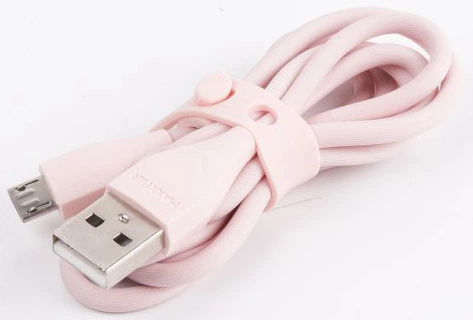 Кабель Maxxter USB 2.0 - Micro B 1 м (UB-M-USB-01GP) - Фото 3 Кабель Maxxter USB 2.0 - Micro B 1 м (UB-M-USB-01GP) - изображение 3