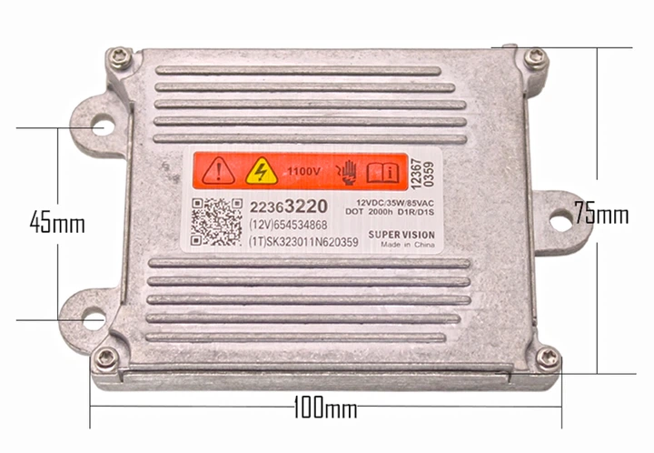 Штатный блок розжига ксенона Super Vision SV-17005 35W D1S для Ford SAAB Land Rover Aston Martin Mercury Cadillac Opel Buick Denso - Фото 3 Штатный блок розжига ксенона Super Vision SV-17005 35W D1S для Ford SAAB Land Rover Aston Martin Mercury Cadillac Opel Buick Denso - изображение 3