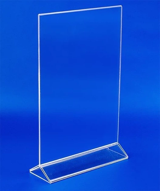 Менюхолдер А4 PlasticMarket вертикальный, "Y" образный (MH-09) - Фото 1 Менюхолдер А4 PlasticMarket вертикальный, "Y" образный (MH-09) - изображение 1