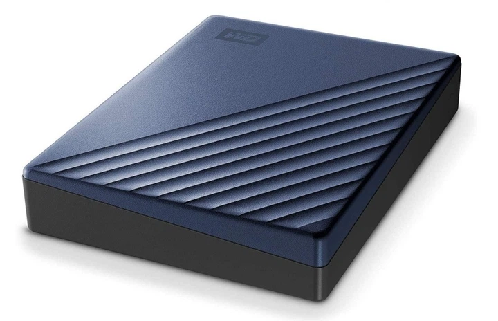 Внешний жесткий диск WD 5TB My Passport Ultra (Blue), USB-C and USB 3.1 Compatible (WDBFTM0050BBL-WESN) - изображение 4
