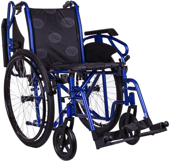 Инвалидная коляска MILLENIUM IV синяя р.43 (OSD-STB4-43) - изображение 1