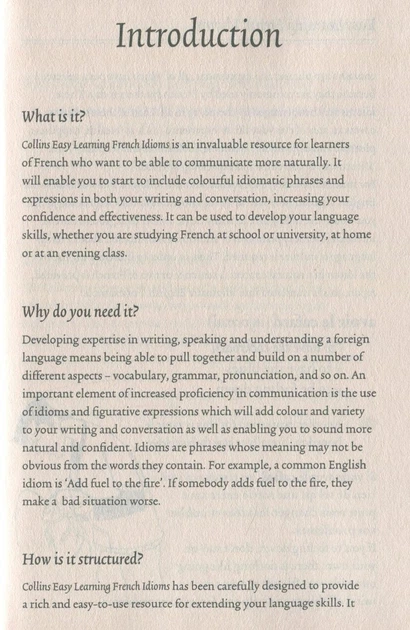 Collins Easy Learning. French Idioms - Фото 8 Collins Easy Learning. French Idioms - зображення 8