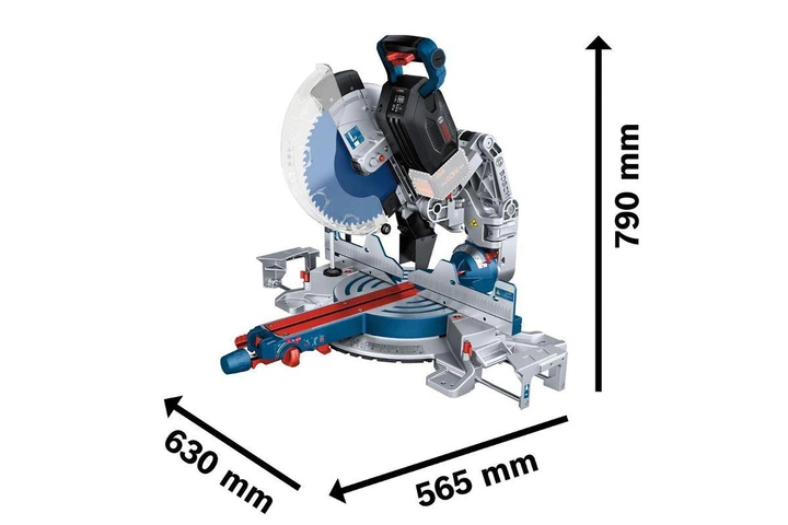 Аккумуляторная торцовочная пила Bosch GCM 18V-305 GDC Professional (Без АКБ и ЗУ) (0601B43000) - изображение 3