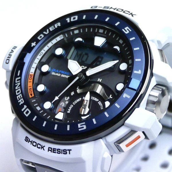 時計 CASIO GULFMASTER GWN Q-1000 White Sea 楽天市場】CASIO カシオ