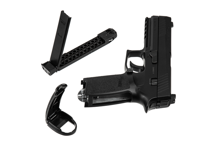 AIR-P320-177-30R-BLK Пистолет пневматический Sig Sauer P320 Blowback - изображение 4