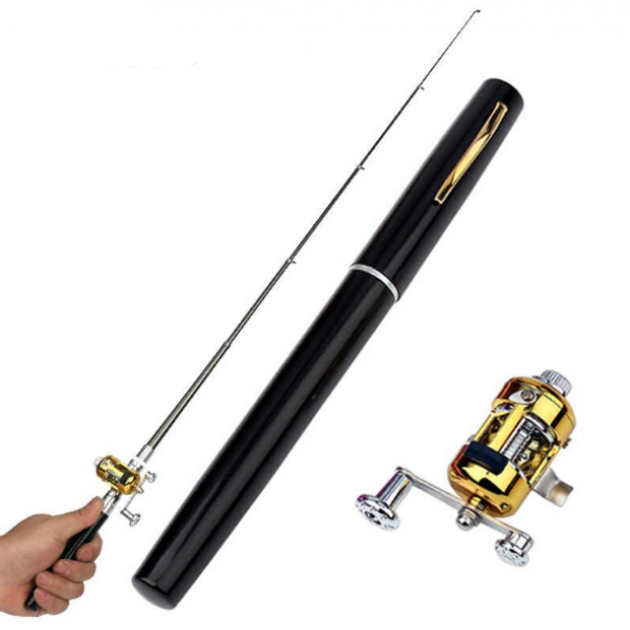 Складная телескопическая удочка ручка спининг Fishing Rod в виде ручки  походная портативная – фото, отзывы, характеристики в интернет-магазине  ROZETKA от продавца: EPOCH