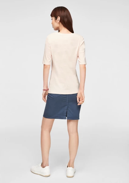 Футболка s.Oliver SLIM FIT 34 Кремовый 14.103.32.X054-40D2 - изображение 4