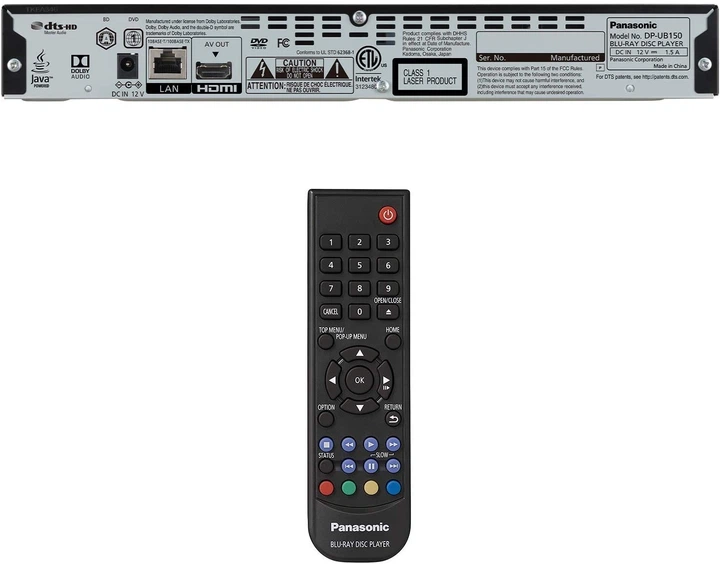 Blu-ray плеер Panasonic DP-UB150 4К - изображение 4