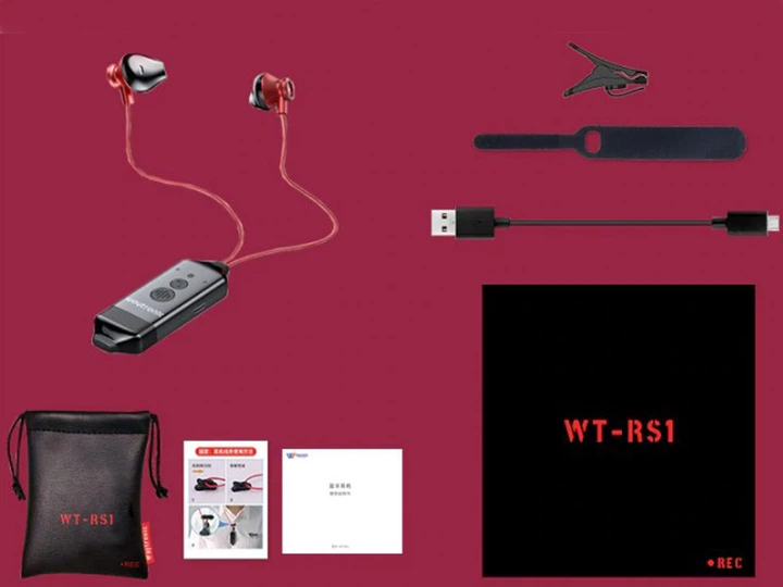 Гарнітура-диктофон Waytronic WT-RS1 Bluetooth Для запису телефонних розмов Чорний (1009-660-00) - зображення 2