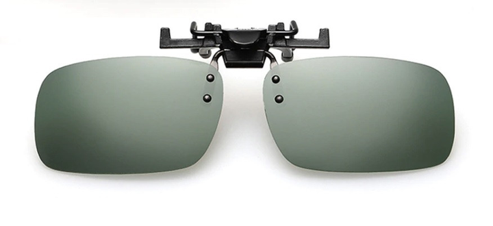 Поляризационная накладка на очки RockBros зелёная большая - зображення 2