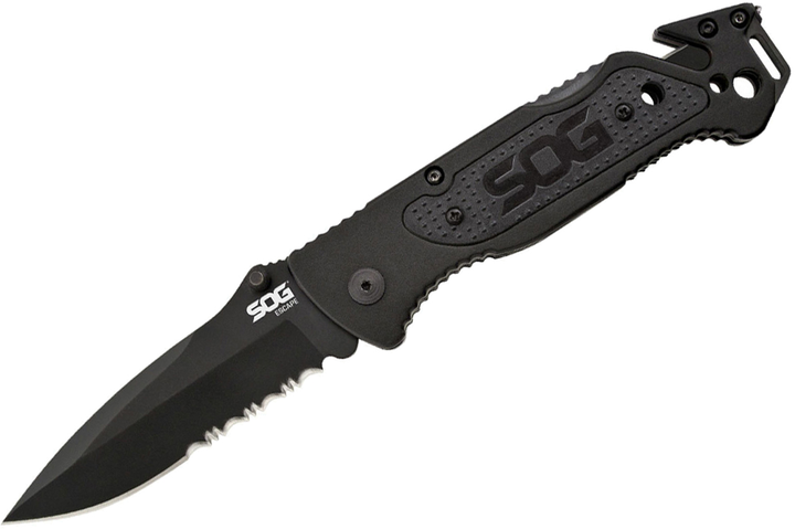 Ніж SOG Escape Black FF25-CP - зображення 1