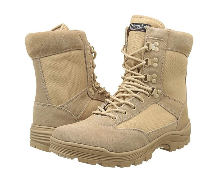 Берци MIL-TEC TACTICAL SIDE ZIP BOOTS Койот 43 - зображення 1