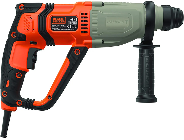 Перфоратор сетевой Black+Decker SDS-Plus (BEHS02K) - изображение 2