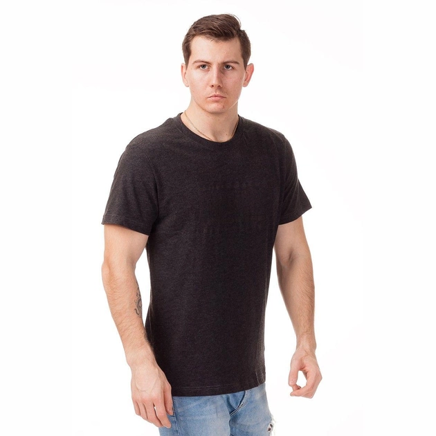 Футболка Magnum Essential T-Shirt DARK GREY MELANGE XXL Серый (MGETDGM)  - изображение 1