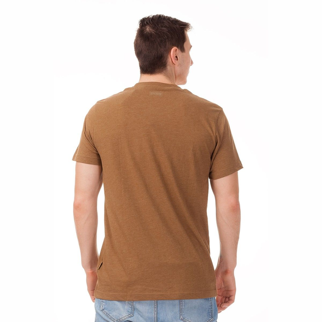 Футболка Magnum Essential T-Shirt COYOTE MELANGE XL Коричневий (MGETСM) - зображення 2