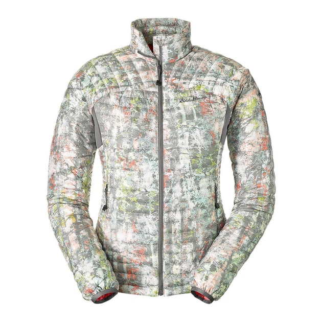 Куртка Eddie Bauer Womens MicroTherm StormDown Jacket Print CHROME S