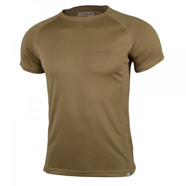 Футболка Pentagon Quick Dry-Pro T-Shirt CB XXL Coyote brown (K09003C) - зображення 1