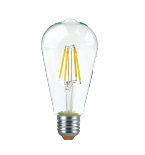 Світлодіодна лампа EGE LED Філамент Едісон(Filfmtnt Edison) 6 W ST64 4000К Е27 - зображення 3