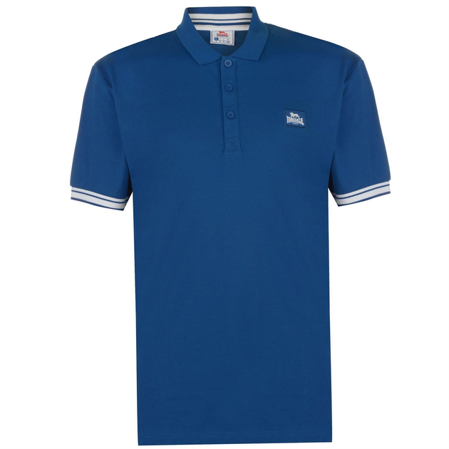 Lonsdale Jersey Polo Shirt Mens XXXXL Blue White 4725147