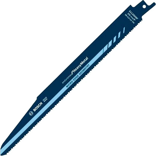 Пиляльне полотно Bosch Endurance for HeavyMetal S 1225 HBF 300х22х1.35 мм 5 шт (2608658013) - Фото 1 Пиляльне полотно Bosch Endurance for HeavyMetal S 1225 HBF 300х22х1.35 мм 5 шт (2608658013) - зображення 1