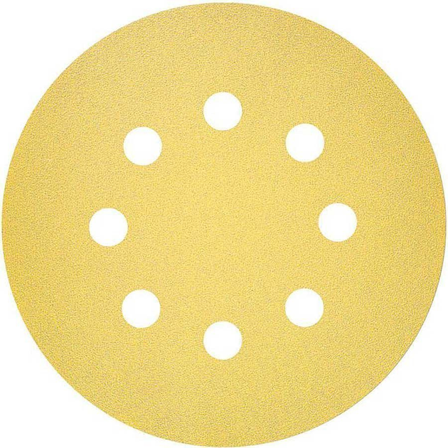 Шліфлист Bosch C450 Standard for General Purpose 125 мм, G150, 8 отв., 50 шт (2608621744) - зображення 1
