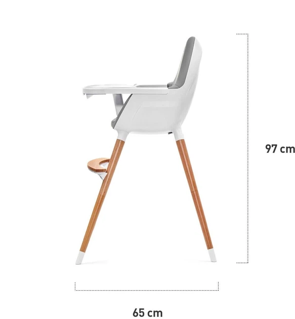 Стульчик для кормления 2 в 1 Kinderkraft Fini Gray (KKKFINIGRY0000) - изображение 11